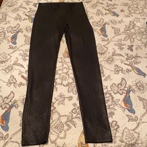 Snake skin leggings